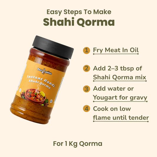 Shahi Qorma- For Chicken, Mutton or Beef Qorma