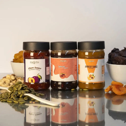Pack Of 3 Chutney Combo (Aloo Bukhara, Imli & Khubani ki Chutney)